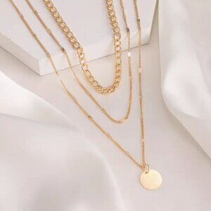 14K Gold Filled Layering Pendent Necklace